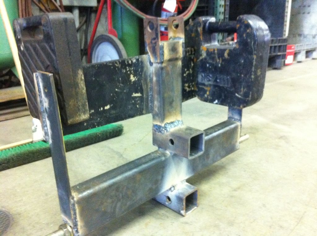 My Three point hitch trailer mover/ weight holder and weights